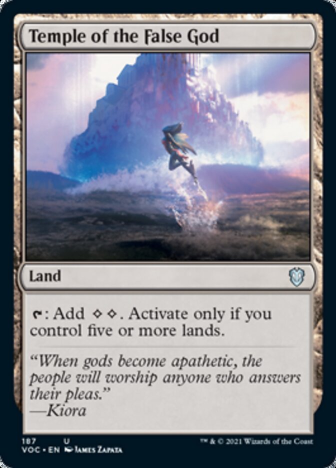 Temple of the False God [Innistrad: Crimson Vow Commander] | Gear Gaming Bentonville