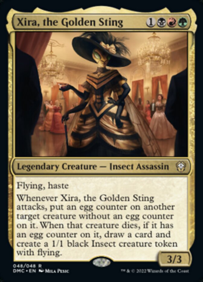 Xira, the Golden Sting [Dominaria United Commander] | Gear Gaming Bentonville