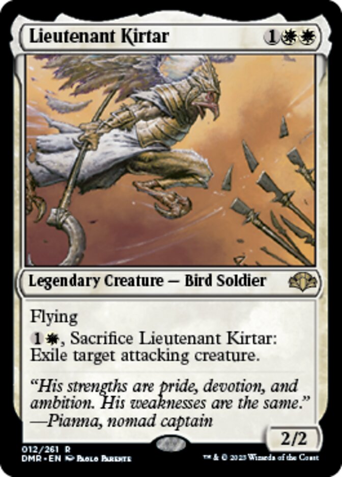 Lieutenant Kirtar [Dominaria Remastered] | Gear Gaming Bentonville