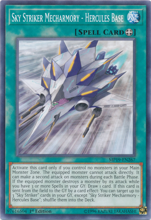 Sky Striker Mecharmory - Hercules Base [MP19-EN267] Common | Gear Gaming Bentonville