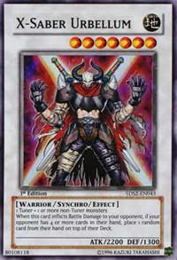 X-Saber Urbellum [5D's Starter Deck 2009] [5DS2-EN043] | Gear Gaming Bentonville