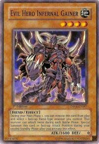 Evil Hero Infernal Gainer [Duelist Pack 6: Jaden Yuki 3] [DP06-EN007] | Gear Gaming Bentonville