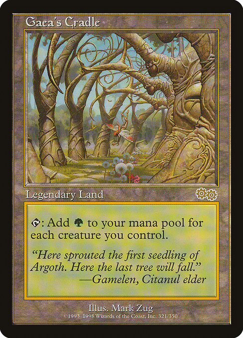 Gaea's Cradle [Urza's Saga] | Gear Gaming Bentonville