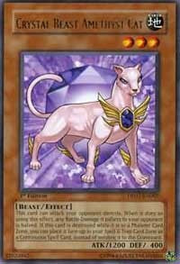 Crystal Beast Amethyst Cat [Duelist Pack 7: Jesse Anderson] [DP07-EN002] | Gear Gaming Bentonville