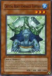 Crystal Beast Emerald Tortoise [Duelist Pack 7: Jesse Anderson] [DP07-EN003] | Gear Gaming Bentonville