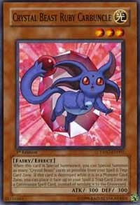 Crystal Beast Ruby Carbuncle [Duelist Pack 7: Jesse Anderson] [DP07-EN001] | Gear Gaming Bentonville