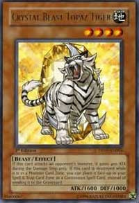 Crystal Beast Topaz Tiger [Duelist Pack 7: Jesse Anderson] [DP07-EN004] | Gear Gaming Bentonville