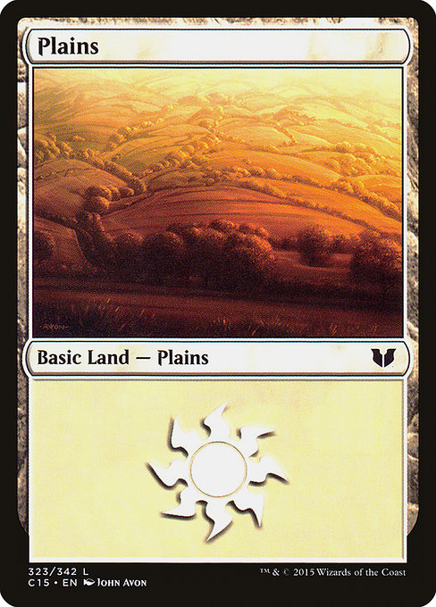 Plains (323) [Commander 2015] | Gear Gaming Bentonville