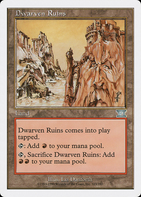 Dwarven Ruins [Classic Sixth Edition] | Gear Gaming Bentonville