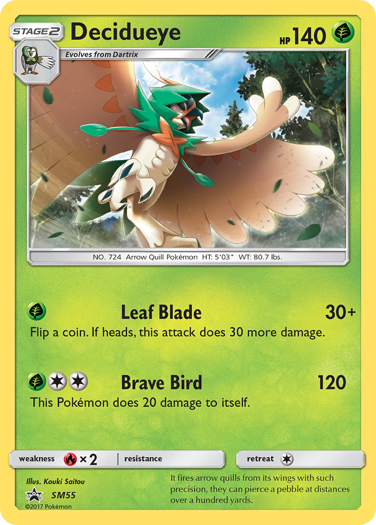 Decidueye (SM55) [Sun & Moon: Black Star Promos] | Gear Gaming Bentonville