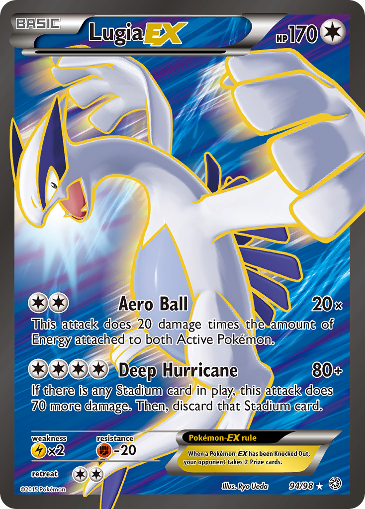 Lugia EX (94/98) [XY: Ancient Origins] | Gear Gaming Bentonville