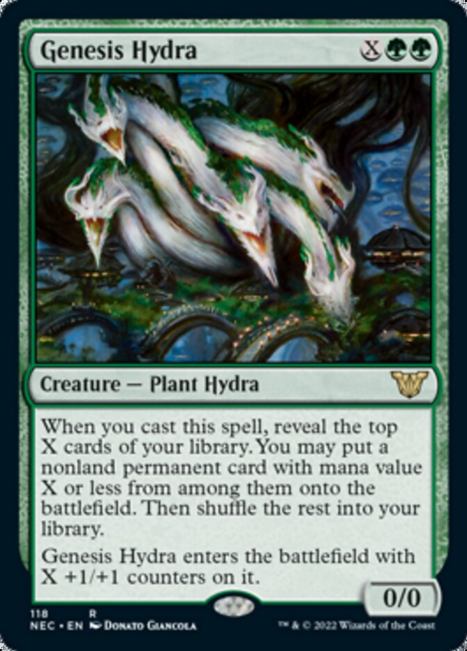 Genesis Hydra [Kamigawa: Neon Dynasty Commander] | Gear Gaming Bentonville