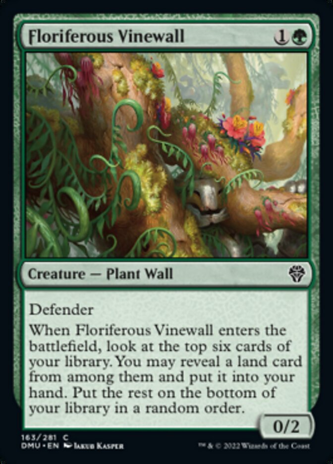 Floriferous Vinewall [Dominaria United] | Gear Gaming Bentonville