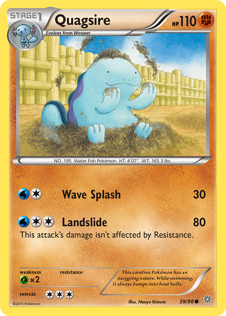 Quagsire (39/98) [XY: Ancient Origins] | Gear Gaming Bentonville