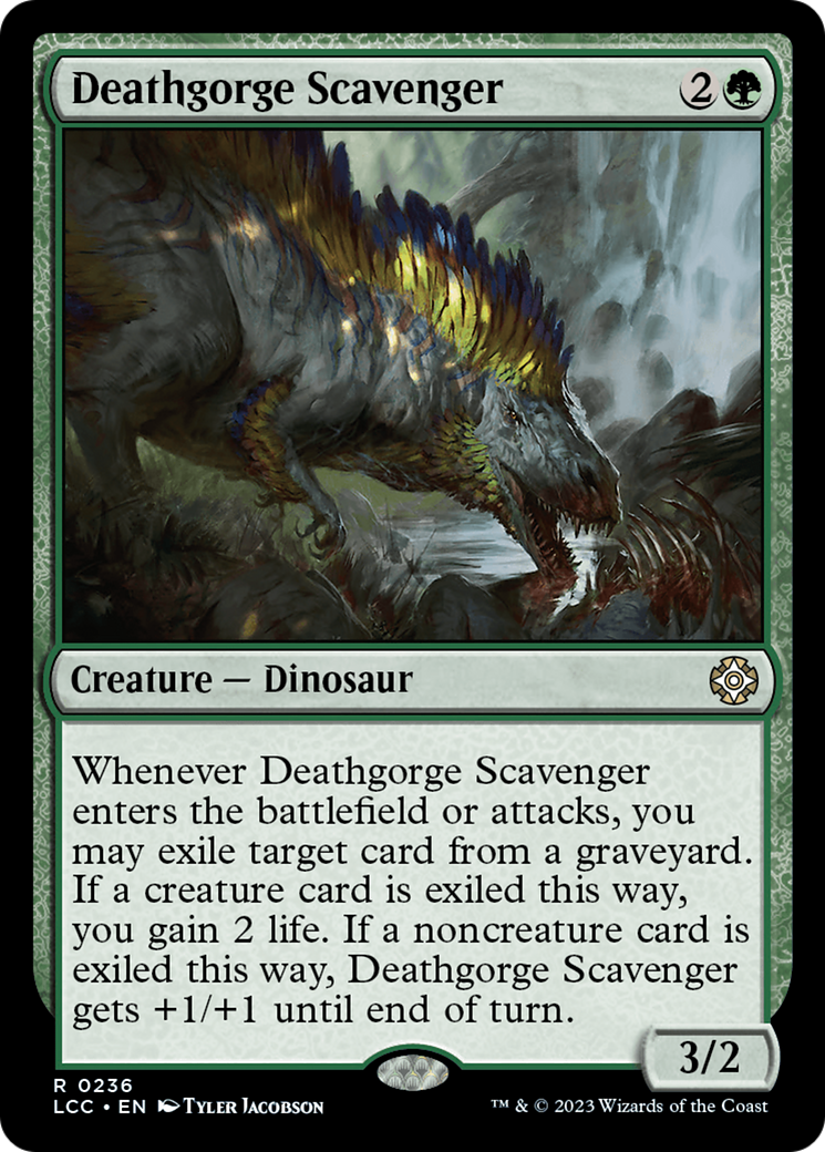 Deathgorge Scavenger [The Lost Caverns of Ixalan Commander] | Gear Gaming Bentonville