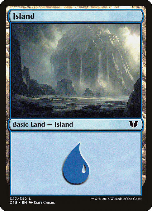 Island (327) [Commander 2015] | Gear Gaming Bentonville