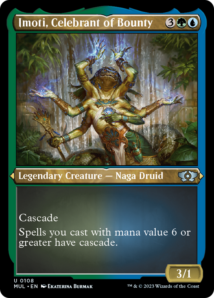 Imoti, Celebrant of Bounty (Foil Etched) [Multiverse Legends] | Gear Gaming Bentonville