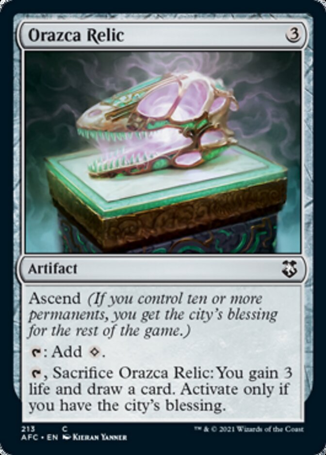 Orazca Relic [Dungeons & Dragons: Adventures in the Forgotten Realms Commander] | Gear Gaming Bentonville