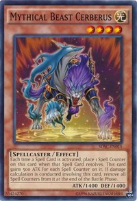 Mythical Beast Cerberus [Structure Deck: Spellcaster's Command] [SDSC-EN015] | Gear Gaming Bentonville