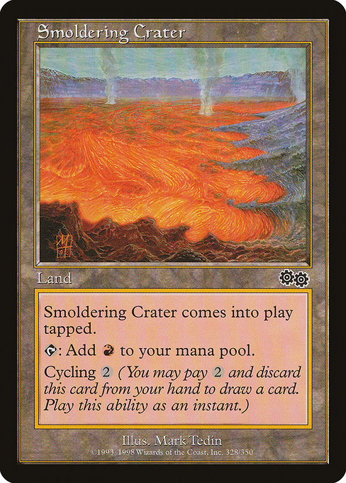 Smoldering Crater [Urza's Saga] | Gear Gaming Bentonville