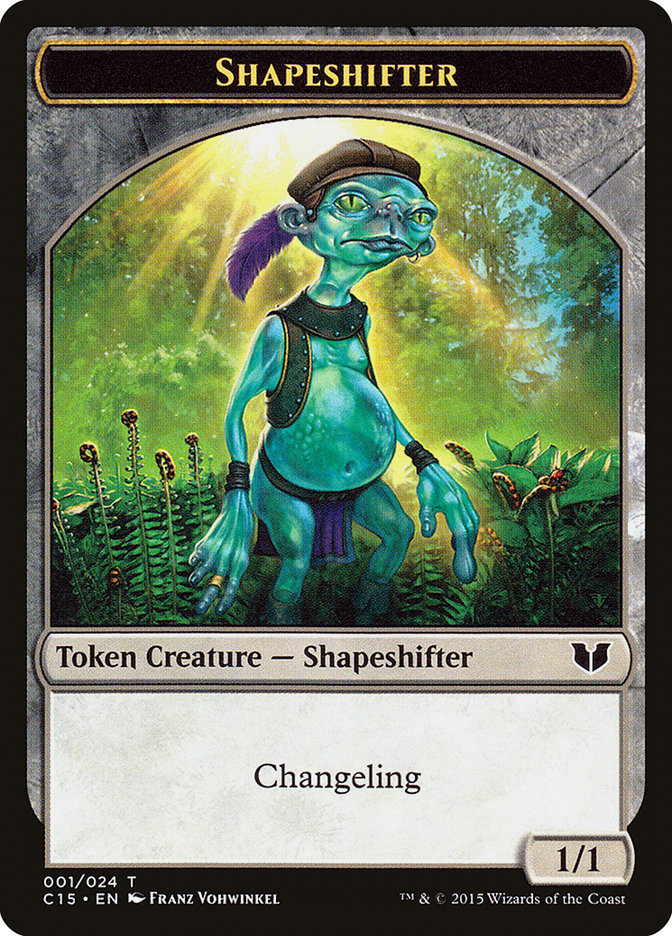 Shapeshifter // Shapeshifter Double-Sided Token [Commander 2015 Tokens] | Gear Gaming Bentonville