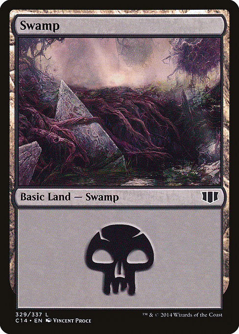 Swamp (329) [Commander 2014] | Gear Gaming Bentonville