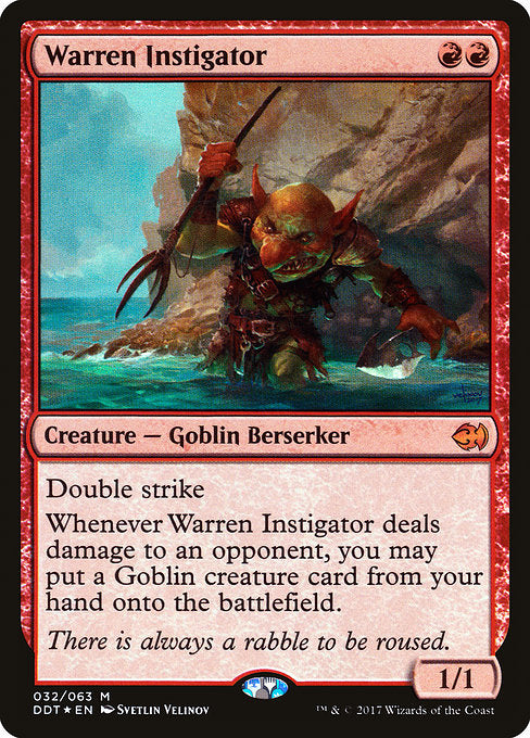 Warren Instigator [Duel Decks: Merfolk vs. Goblins] | Gear Gaming Bentonville