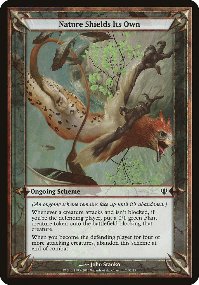 Nature Shields Its Own (Archenemy) [Oversize Cards] | Gear Gaming Bentonville