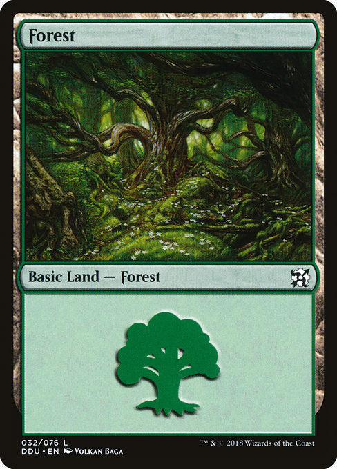 Forest (32) [Duel Decks: Elves vs. Inventors] | Gear Gaming Bentonville