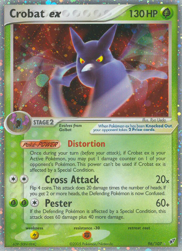 Crobat ex (96/107) [EX: Deoxys] | Gear Gaming Bentonville