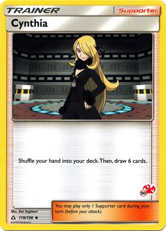 Cynthia (119/156) (Charizard Stamp #50) [Battle Academy 2020] | Gear Gaming Bentonville