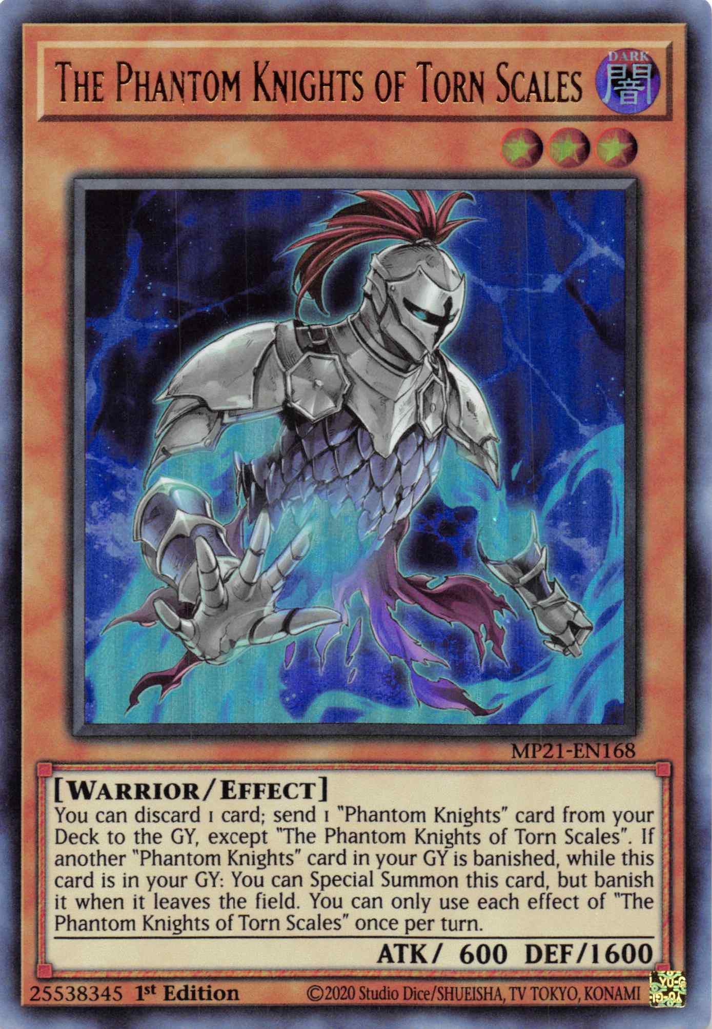 The Phantom Knights of Torn Scales [MP21-EN168] Ultra Rare | Gear Gaming Bentonville