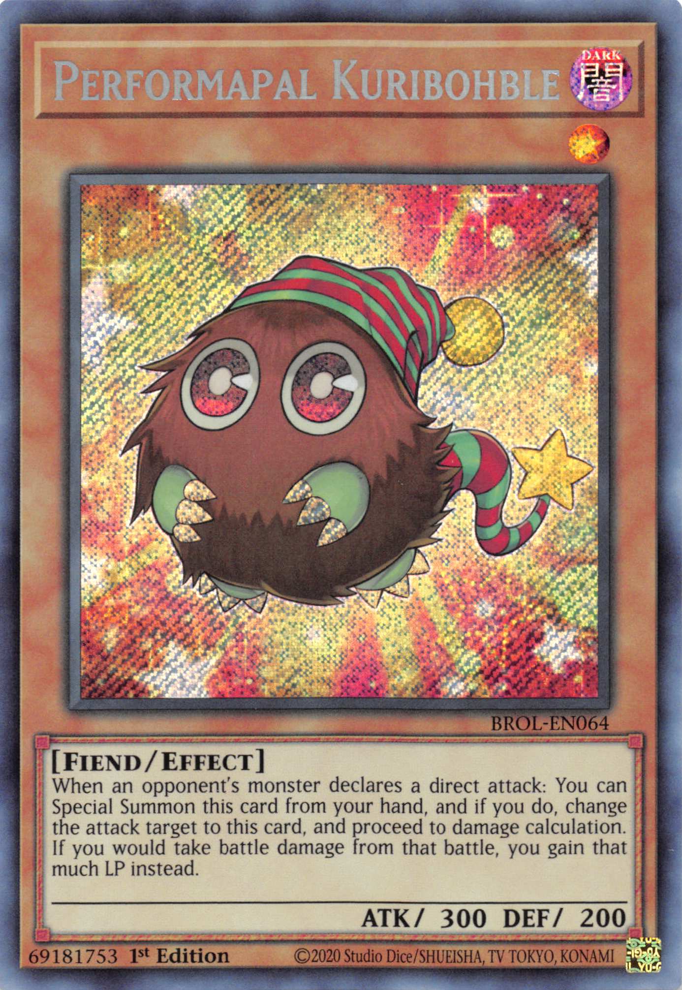 Performapal Kuribohble [BROL-EN064] Secret Rare | Gear Gaming Bentonville