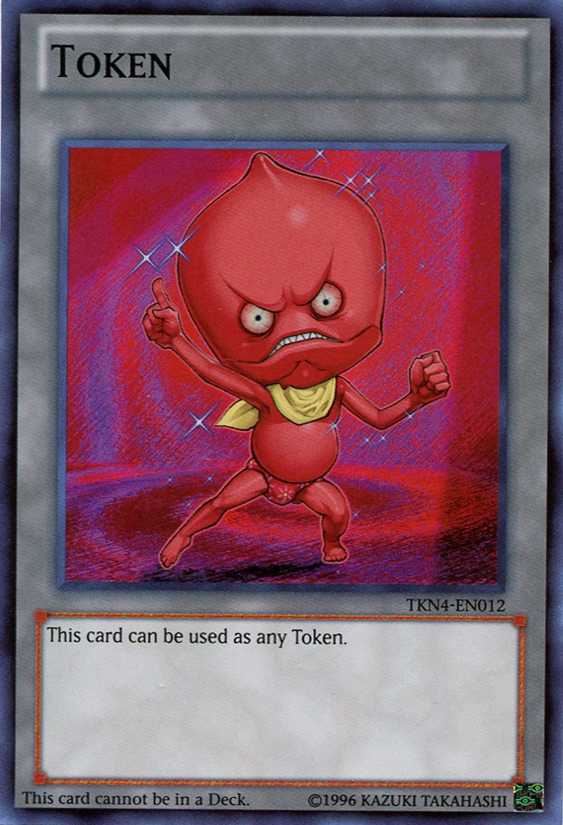 Ojama Token (Red) [TKN4-EN012] Super Rare | Gear Gaming Bentonville