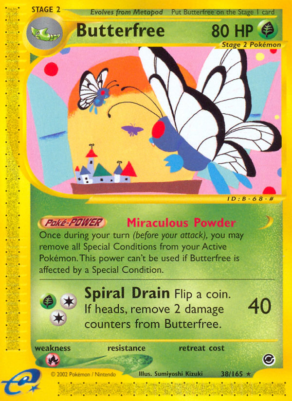 Butterfree (38/165) [Expedition: Base Set] | Gear Gaming Bentonville