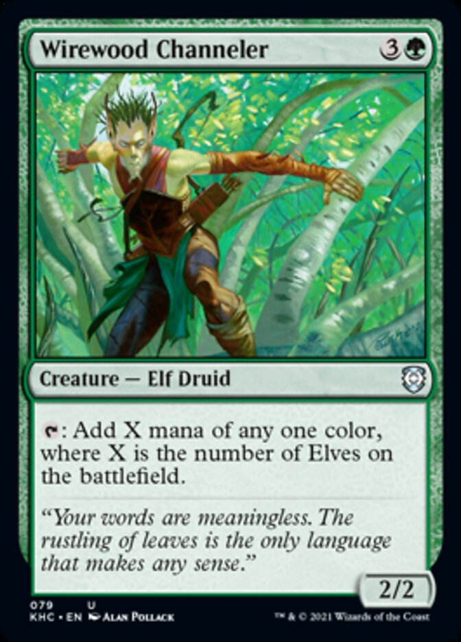 Wirewood Channeler [Kaldheim Commander] | Gear Gaming Bentonville