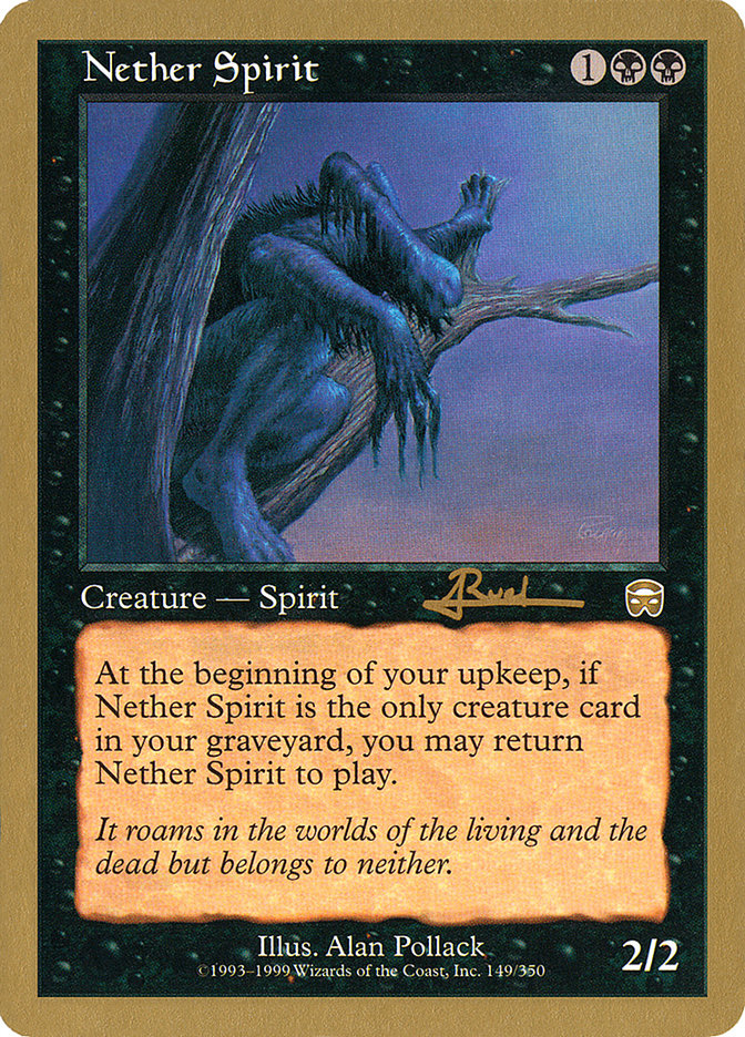 Nether Spirit (Antoine Ruel) [World Championship Decks 2001] | Gear Gaming Bentonville