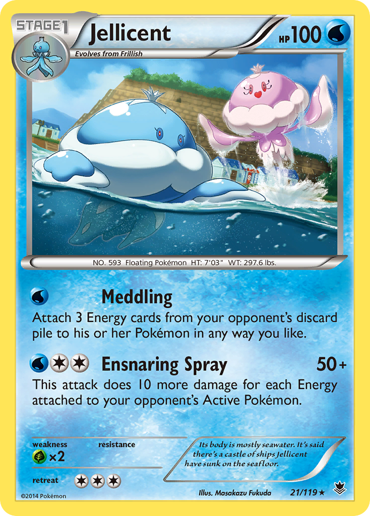 Jellicent (21/119) [XY: Phantom Forces] | Gear Gaming Bentonville