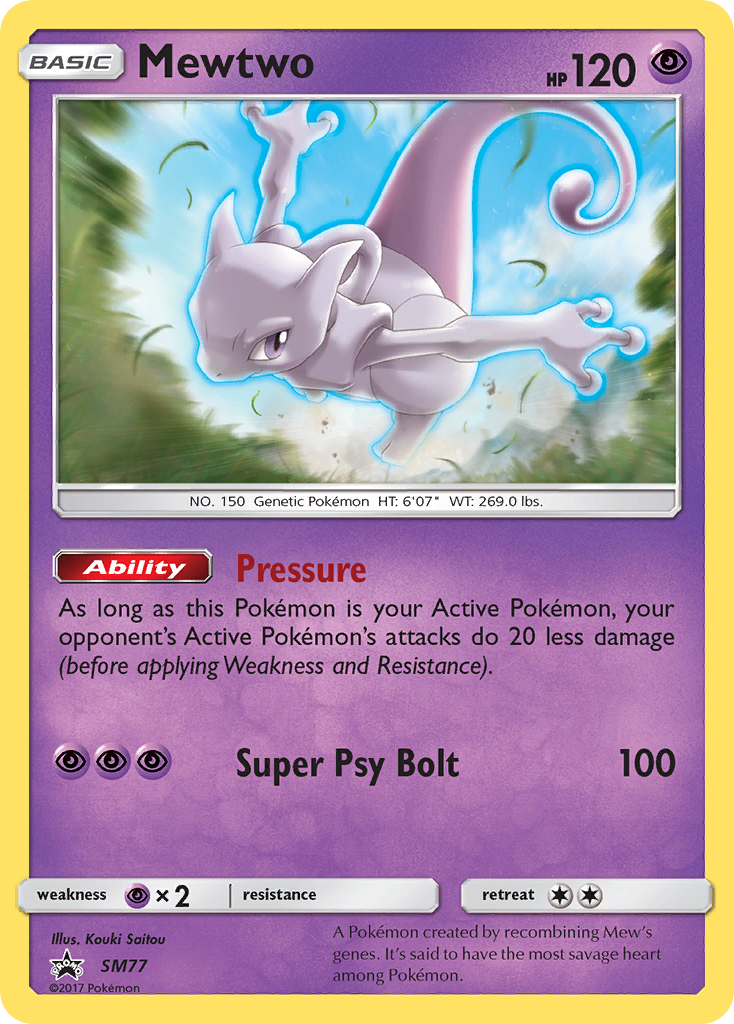 Mewtwo (SM77) [Sun & Moon: Black Star Promos] | Gear Gaming Bentonville