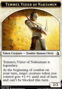 Temmet, Vizier of Naktamun // Zombie Token [Amonkhet Tokens] | Gear Gaming Bentonville