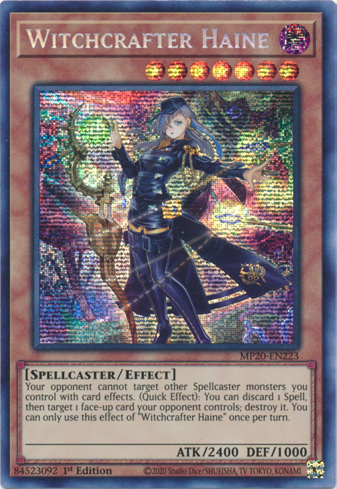 Witchcrafter Haine [MP20-EN223] Prismatic Secret Rare | Gear Gaming Bentonville