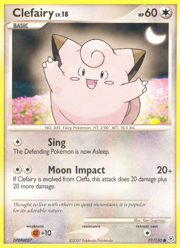 Clefairy (77/130) [Diamond & Pearl: Base Set] | Gear Gaming Bentonville