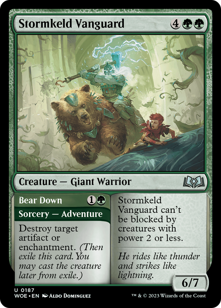 Stormkeld Vanguard // Bear Down [Wilds of Eldraine] | Gear Gaming Bentonville