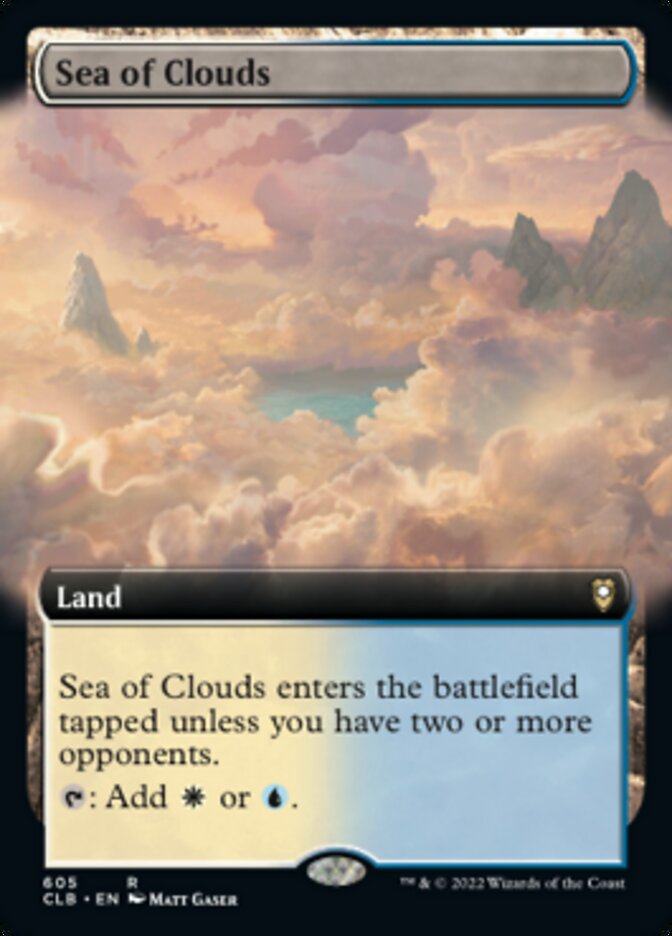 Sea of Clouds (Extended Art) [Commander Legends: Battle for Baldur's Gate] | Gear Gaming Bentonville