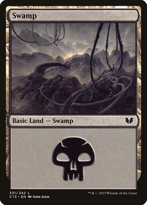 Swamp (331) [Commander 2015] | Gear Gaming Bentonville