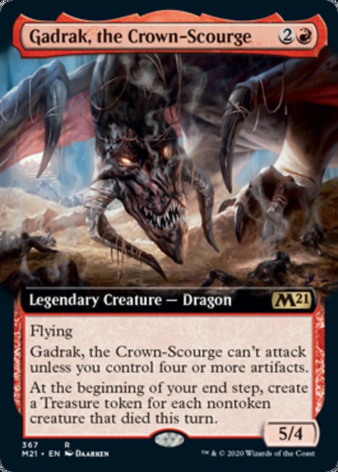 Gadrak, the Crown-Scourge (Extended Art) [Core Set 2021] | Gear Gaming Bentonville