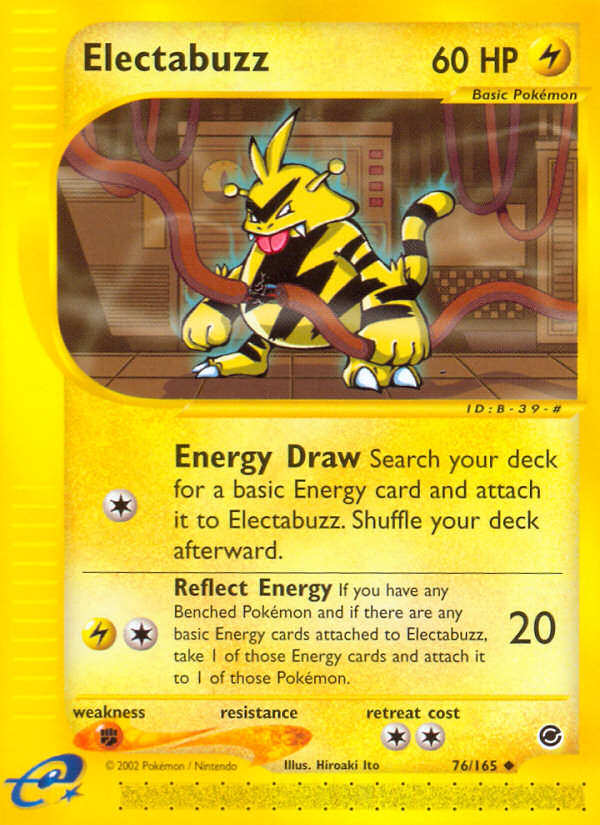 Electabuzz (76/165) [Expedition: Base Set] | Gear Gaming Bentonville