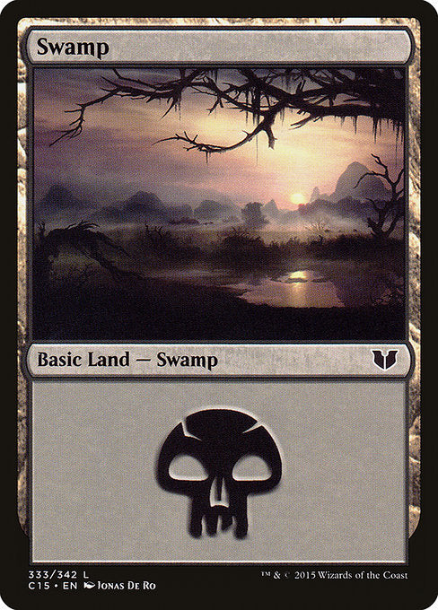 Swamp (333) [Commander 2015] | Gear Gaming Bentonville