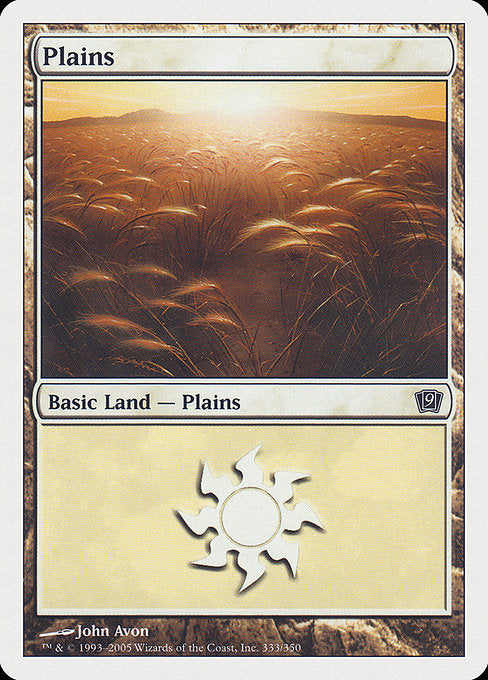 Plains (333) [9th Edition] | Gear Gaming Bentonville