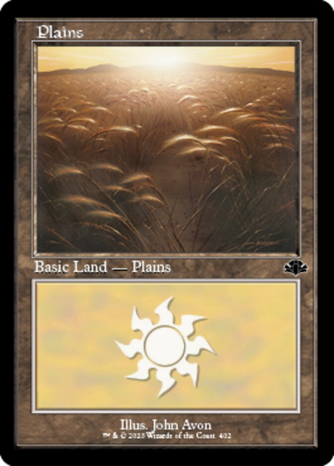 Plains (402) (Retro) [Dominaria Remastered] | Gear Gaming Bentonville